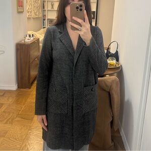 Urban  Outfitters Charcoal Plaid Women's Blazer